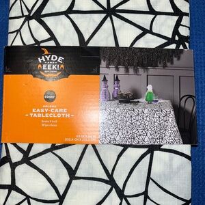 Target Hyde & EEK! Black and White Tablecloth